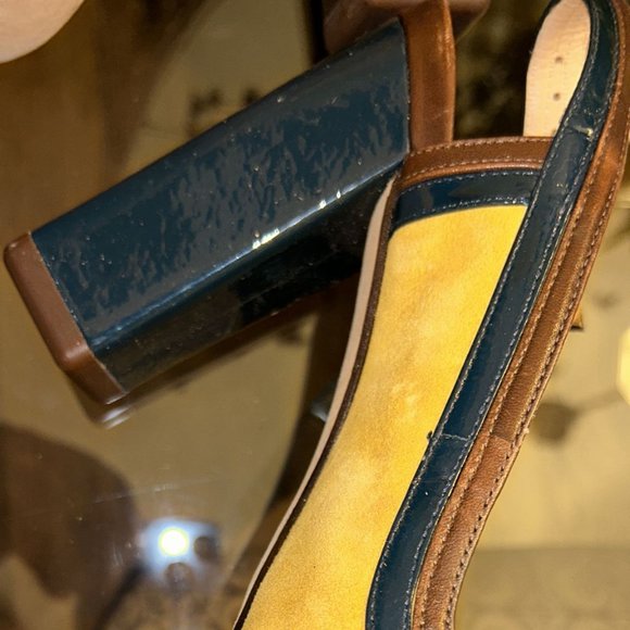 Cole Haan Women's Multi-Colored Square-Heeled Sandal - Picture 6 of 9